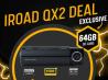 IROAD QX2 2-Ch QHD/Full HD WiFi Car Camera